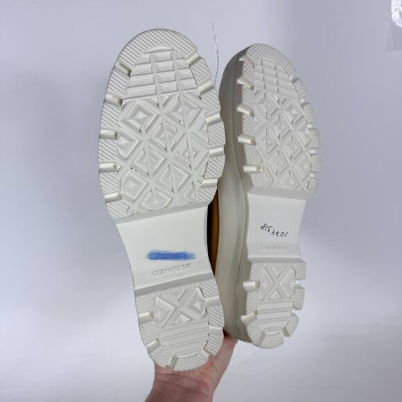 Converse Chuck Taylor All Star Boots Women's 9 Yellow Lace-Up High Top Shoes - Picture 8 of 11